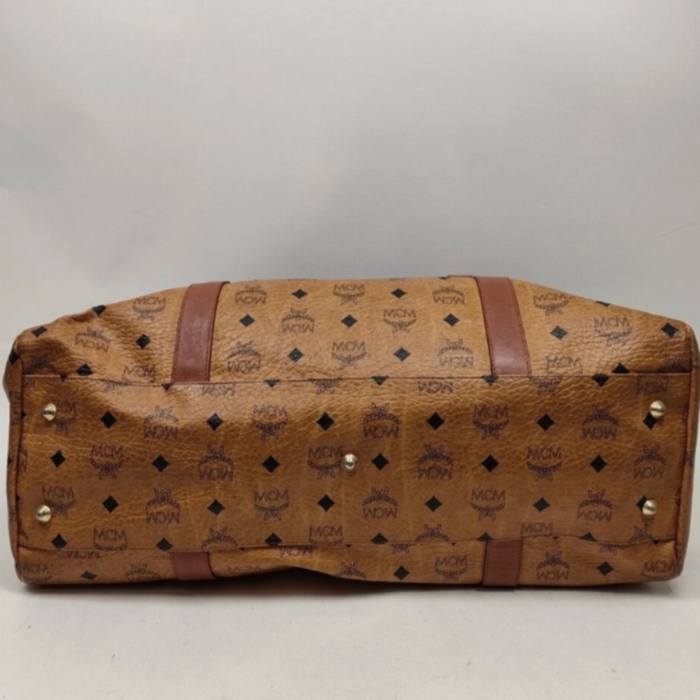 Authentic MCM Brown Leather Bag Golf Collection - Picture 5 of 12